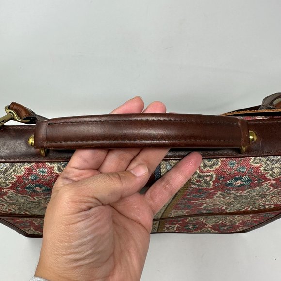 Elliva Boston Laptop Travel Bag Leather trim - Picture 10 of 16